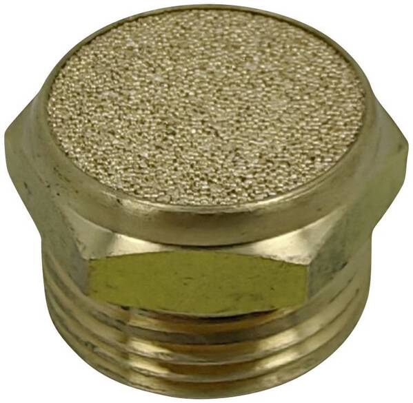 TRU COMPONENTS Druckluft-Schalldämpfer TC-12770340 Außengewinde G3/4" 15 bar Messing 1 St.