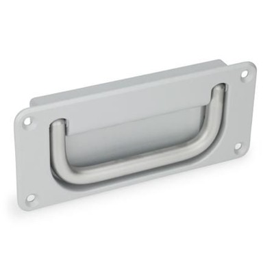 Ganter Norm® - 425.8-100-NI-SR-B Schalen-Klappgriffe