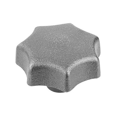 KIPP - Sterngriff D=M10, D1=50 H=32, Form E, Grauguss
