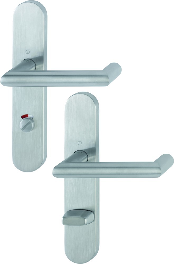 HOPPE® Drückergarnitur mit Langschild Rotterdam E1401/353H, Edelstahl, 11537115