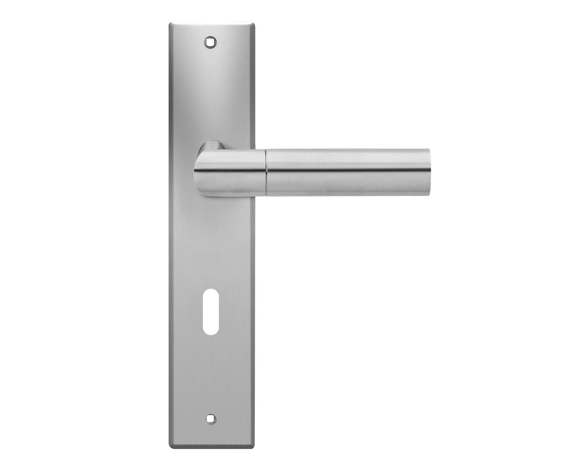 KARCHER DESIGN Drückergarnitur RLE48 BB0 71 - Buntbart, Edelstahl