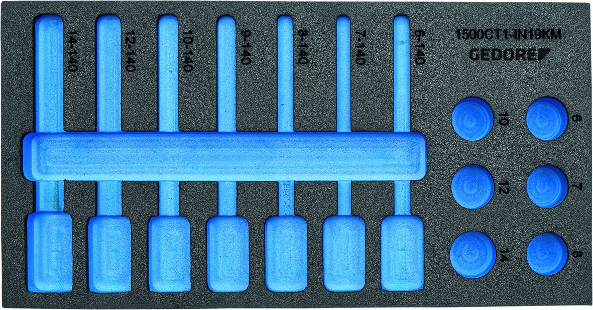 GEDORE EI-1500 CT1-IN 19LKM Check-Tool-Modul leer